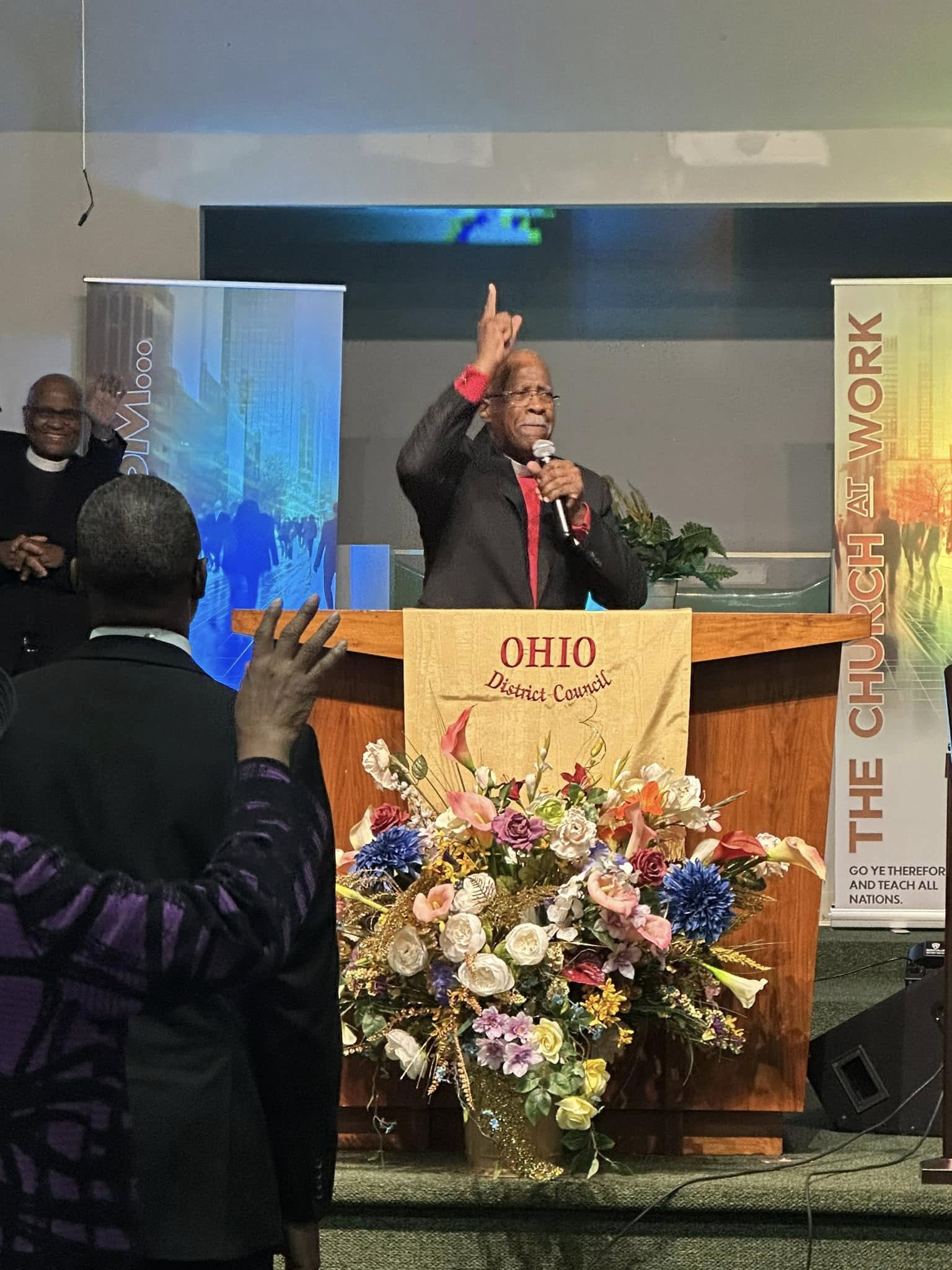 Diocesan Bishop speaking