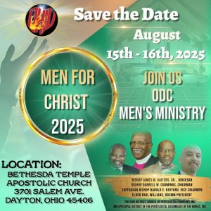 Men For Christ 2025 Save The Date